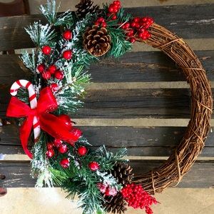 Handmade Christmas wreath